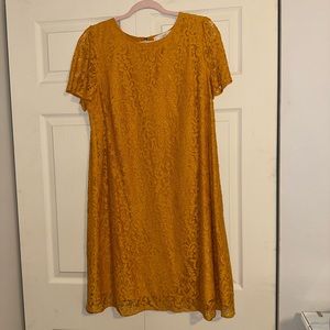 Gold loft dress